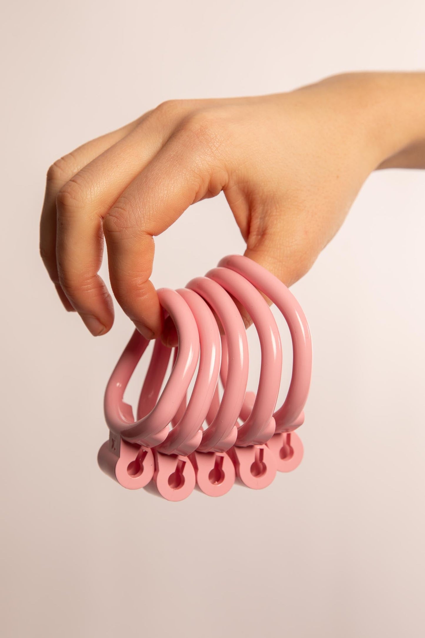 ADJUSTABLE PINK PLASTIC PENIS CAGE