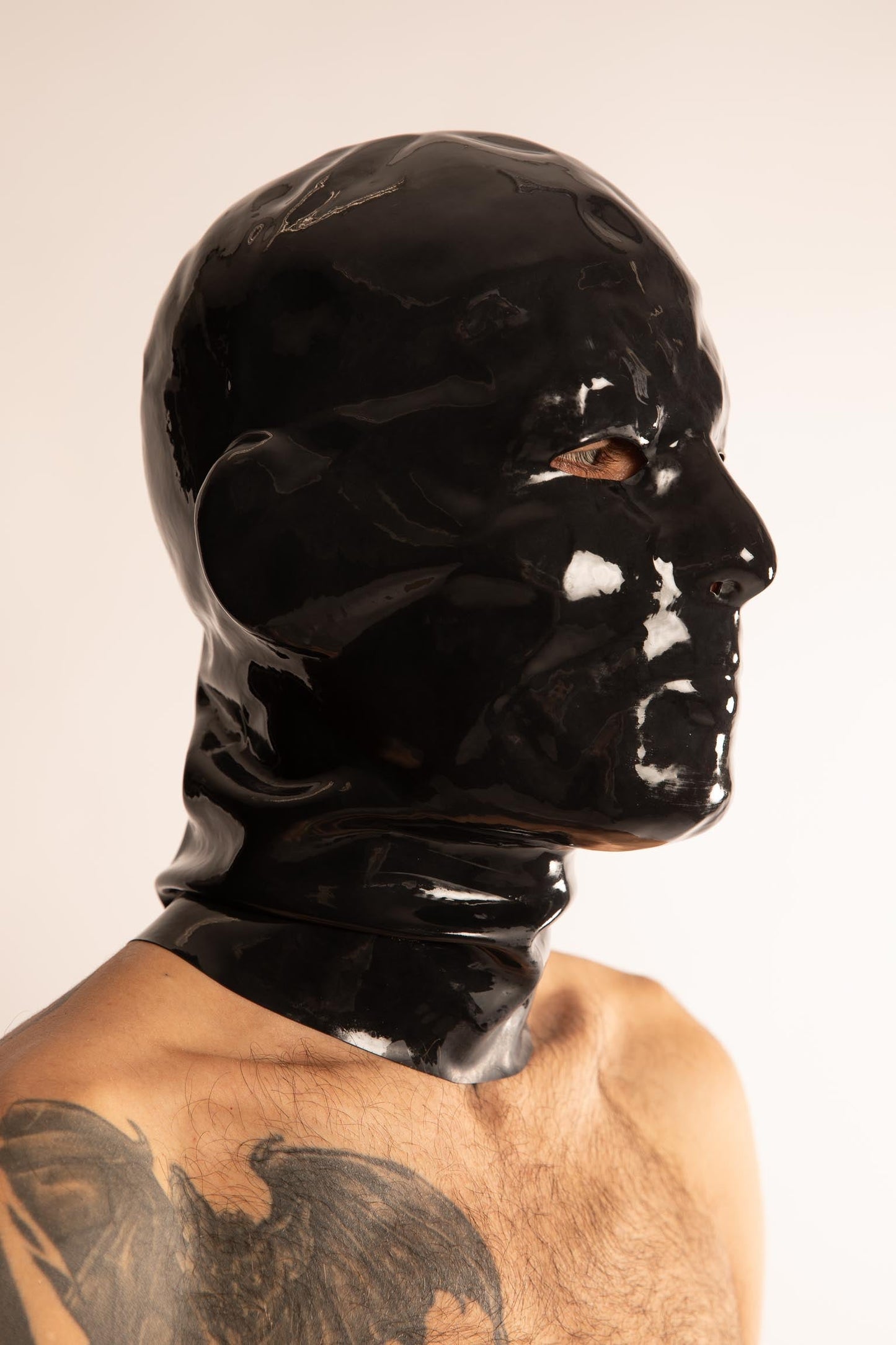 BLACK LATEX MASK