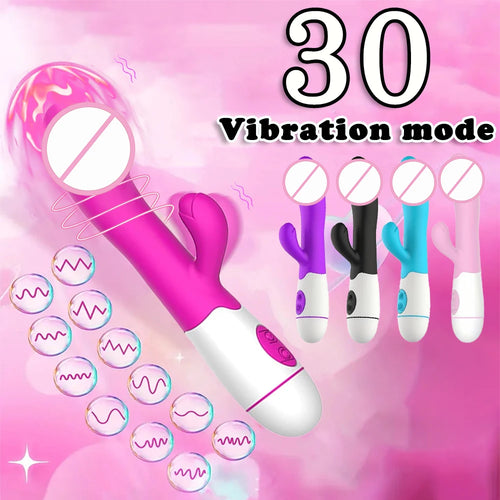 30 Speed G-spot Vibrator, Vaginal/Clitoral Massager, Sex Toys, Female Sex Toys, Adult Toys, Sexy Toys (Batteries not included)