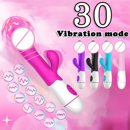 30 Speed G-spot Vibrator, Vaginal/Clitoral Massager, Sex Toys, Female Sex Toys, Adult Toys, Sexy Toys (Batteries not included)